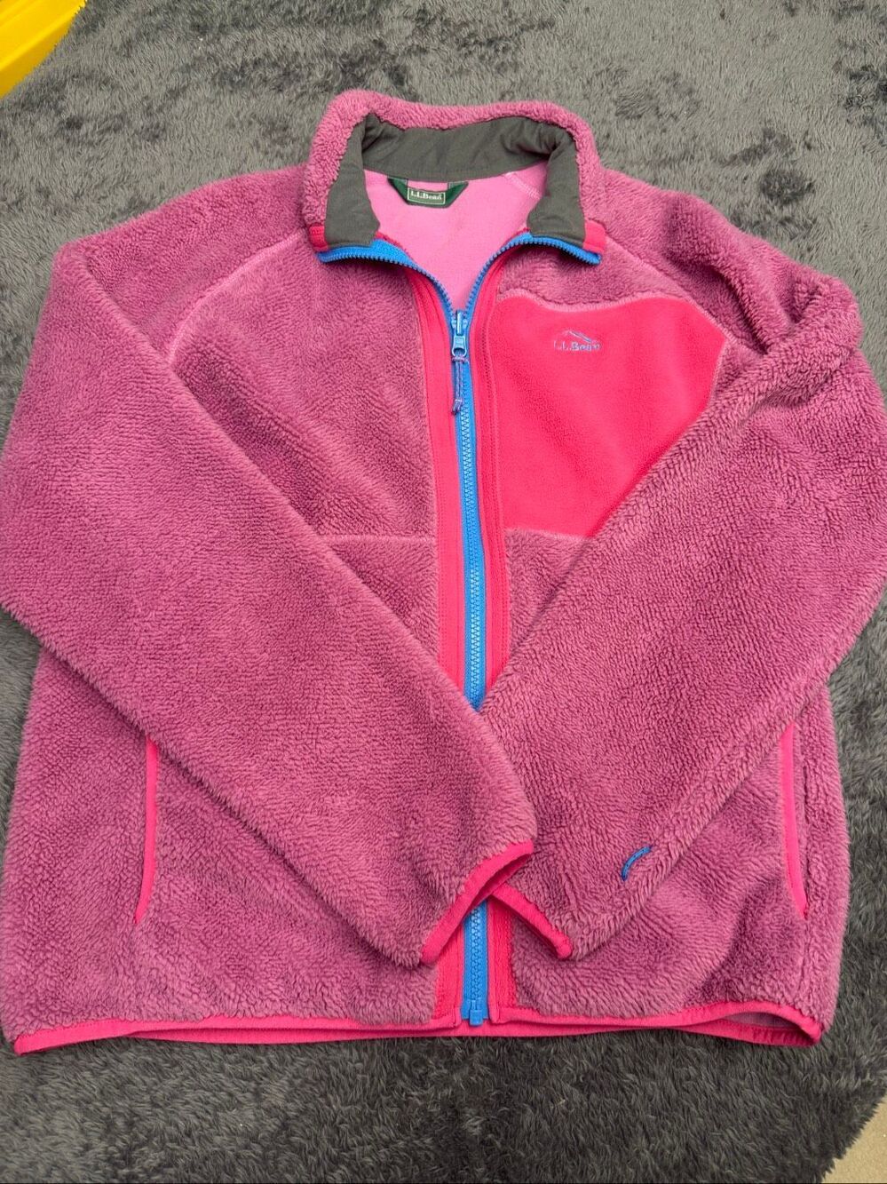 L.L.Bean Hi-Pile Fleece Jacket, Size Girls XL on great shape!